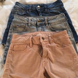 One lot American Eagle super stretch shorts